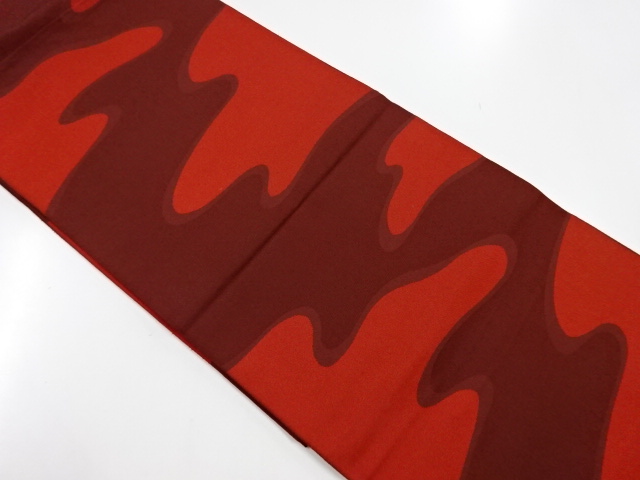 リサイクル　霞模様織り出し本袋帯